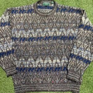 90s Clubfellow multicoloured knit sweater Size L #knitwear